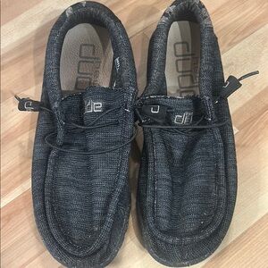Hey Dude Black Loafers Slip-Ons Size 11